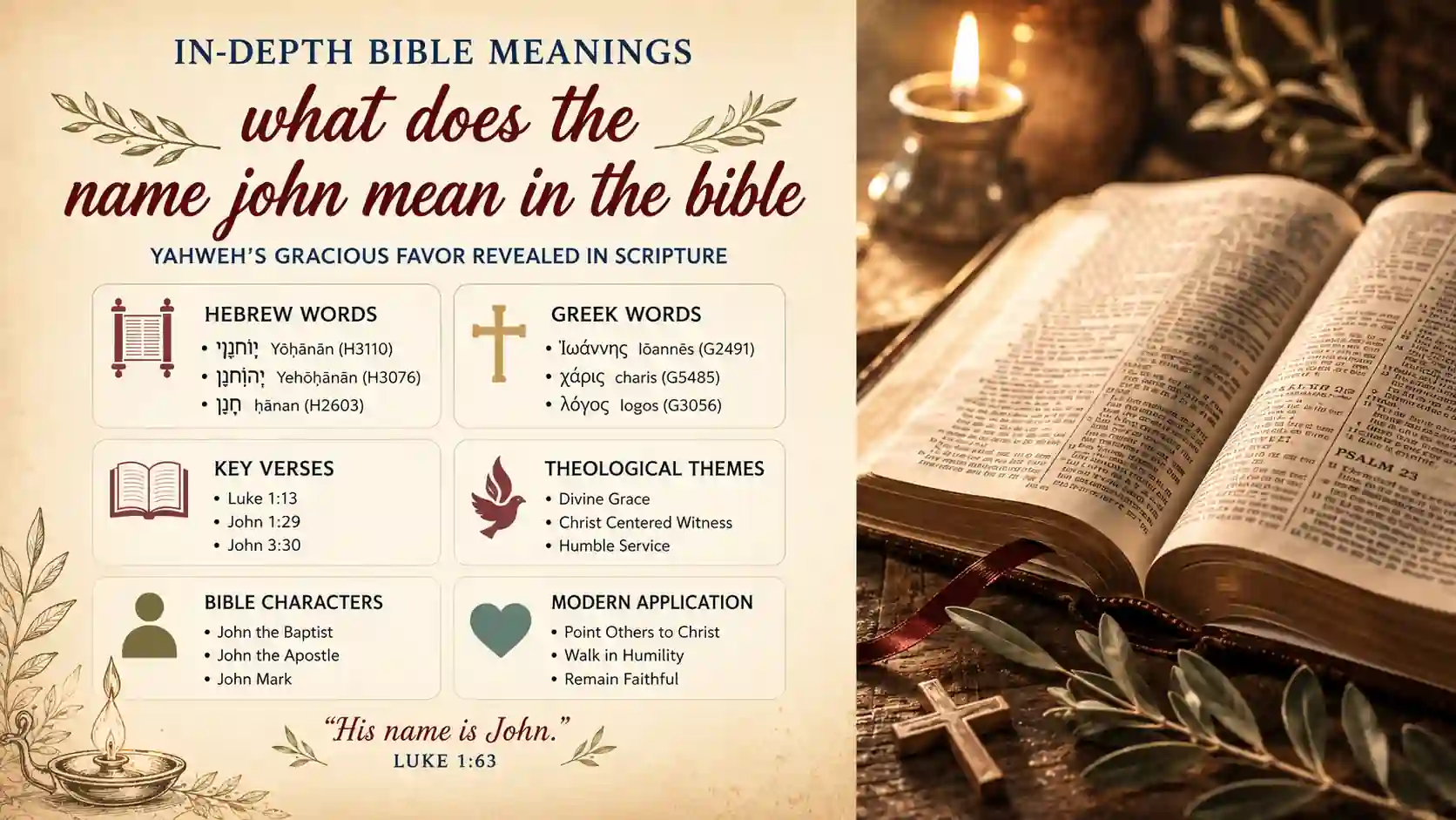 What Does The Name John Mean In The Bible What Does The Name John Mean In The Bible