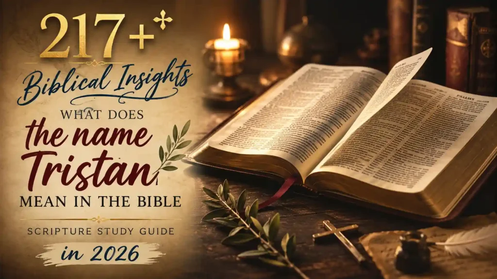 What Does The Name Tristan Mean In The Bible