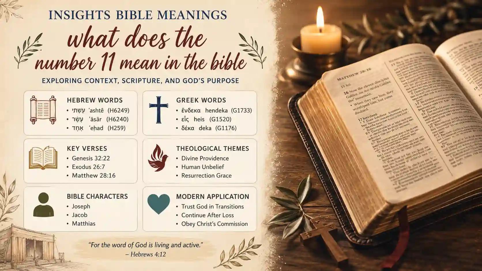 What Does The Number 11 Mean In The Bible What Does The Number 11 Mean In The Bible