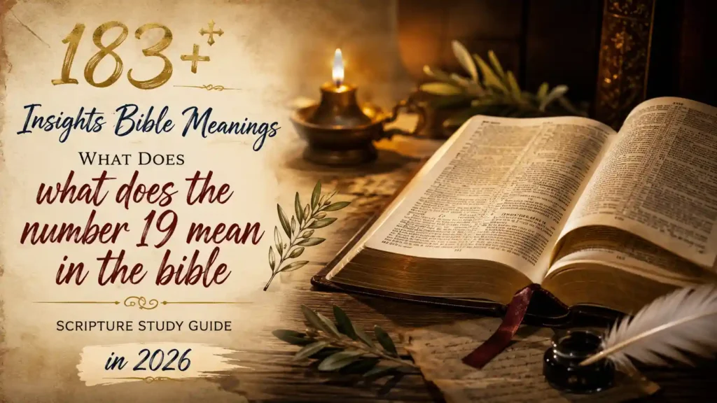What Does The Number 19 Mean In The Bible