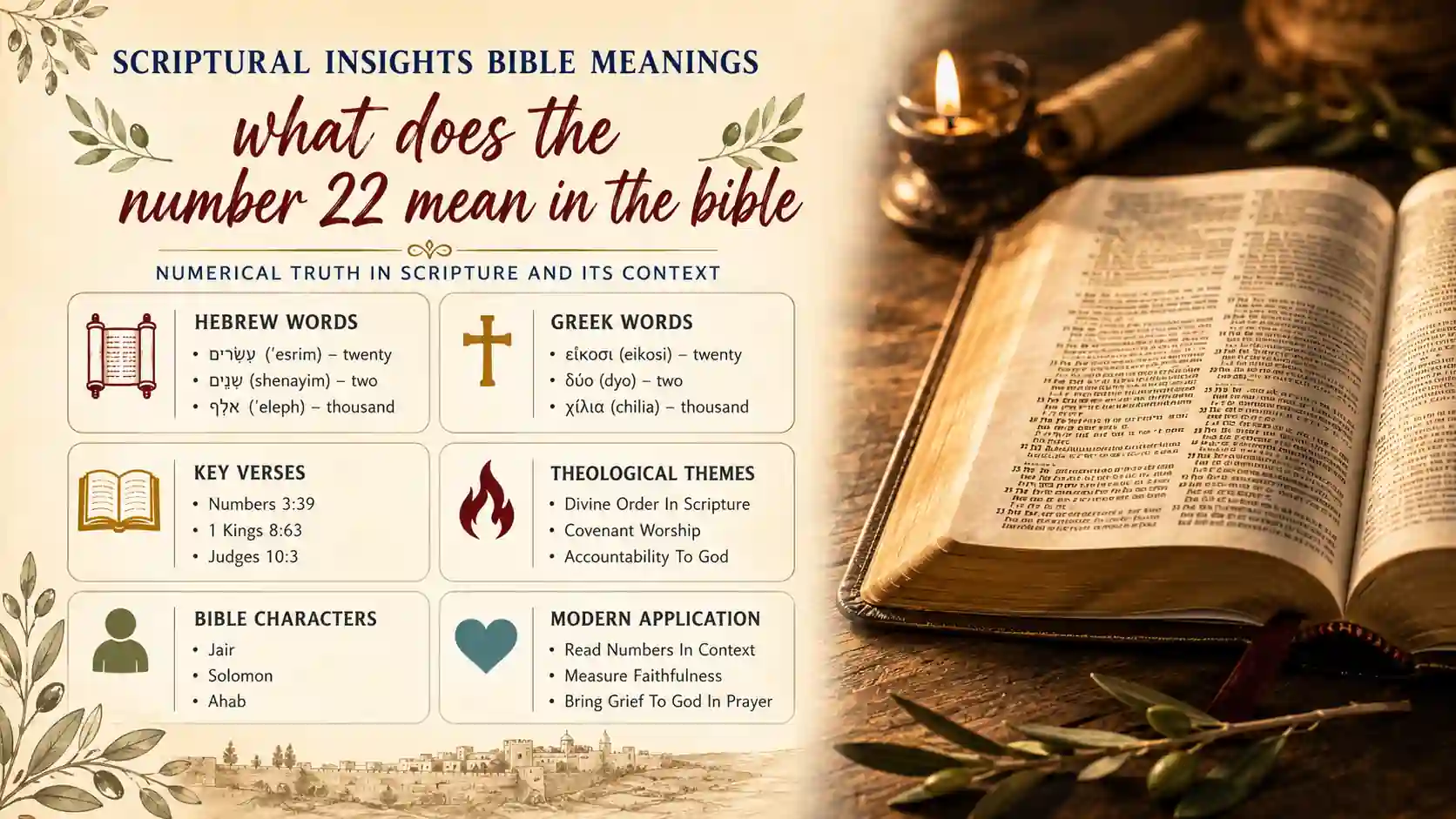 What Does The Number 22 Mean In The Bible