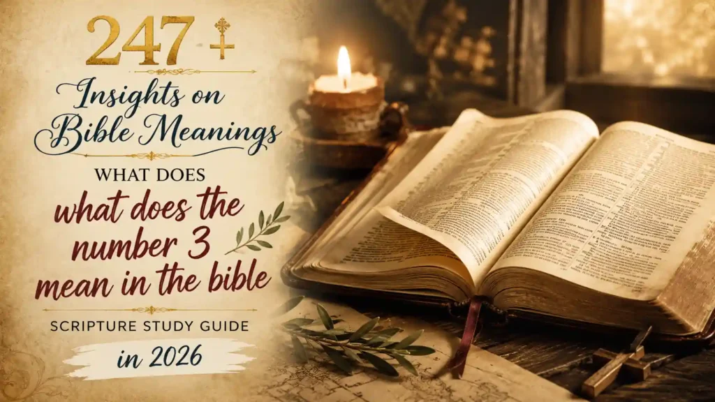 What Does The Number 3 Mean In The Bible