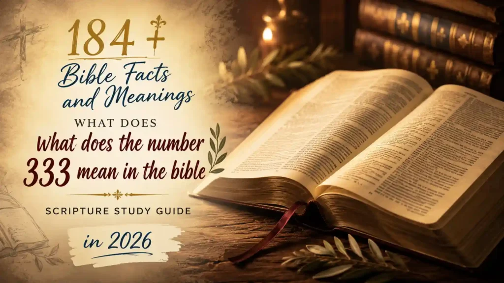What Does The Number 333 Mean In The Bible