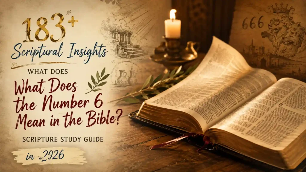 What Does The Number 6 Mean In The Bible