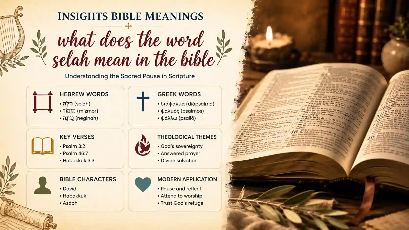 What Does The Word Selah Mean In The Bible What Does The Word Selah Mean In The Bible
