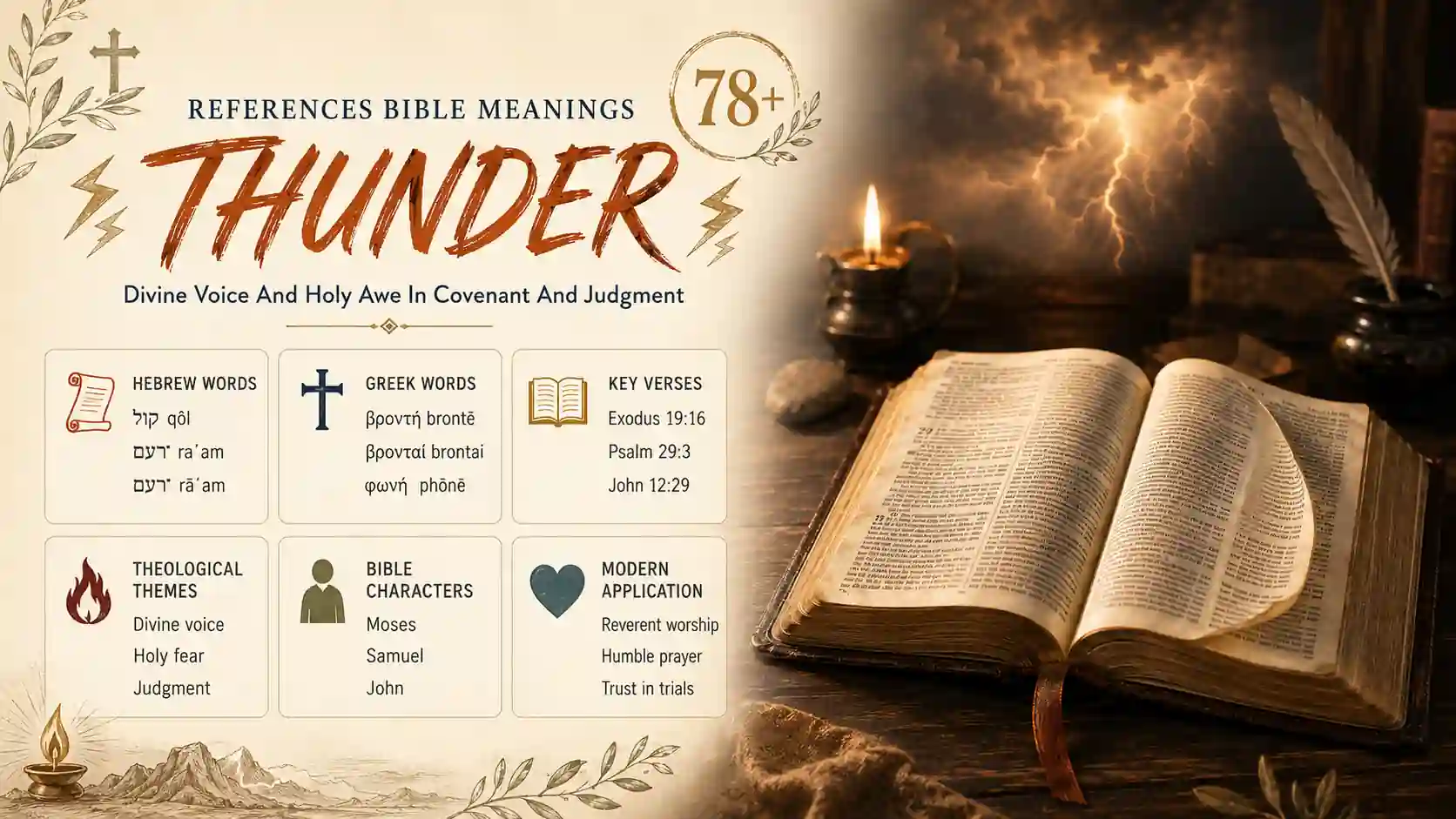 What Does Thunder Mean In The Bible What Does Thunder Mean In The Bible