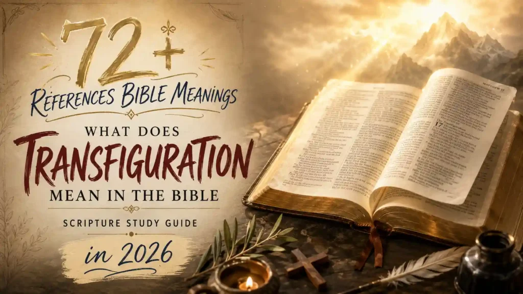 What Does Transfiguration Mean In The Bible