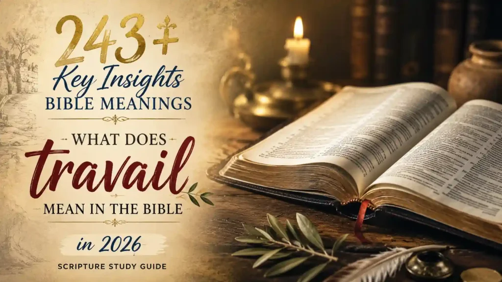 What Does Travail Mean In The Bible