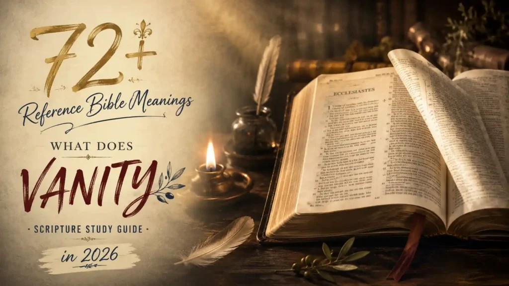 What Does Vanity Mean In The Bible