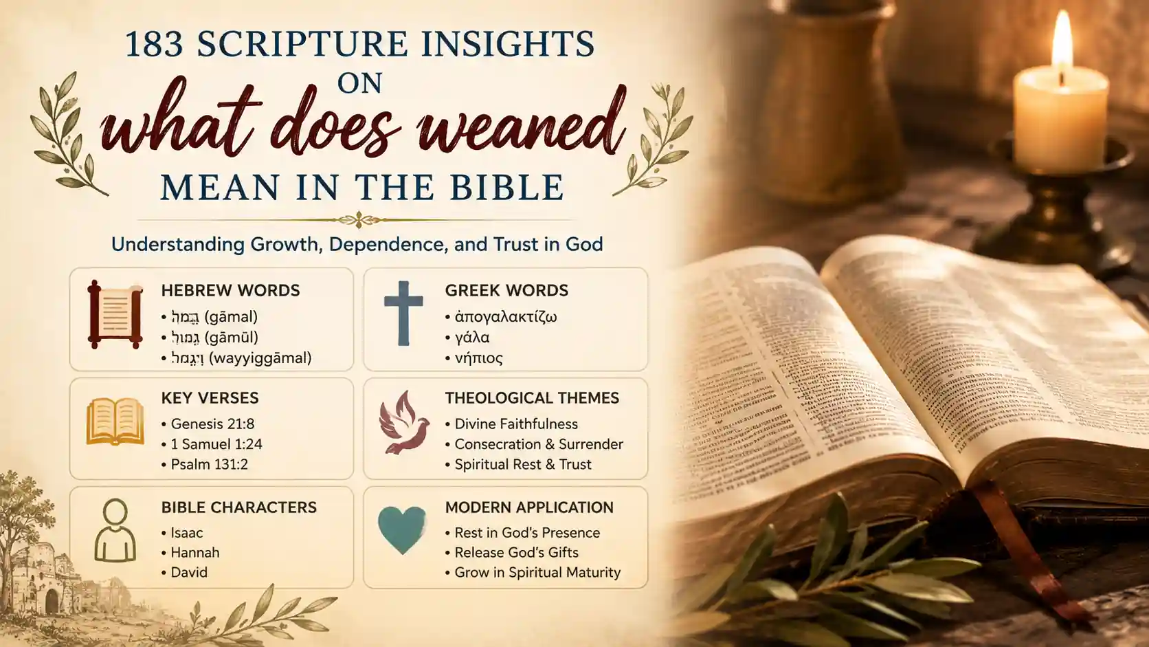 What Does Weaned Mean In The Bible What Does Weaned Mean In The Bible