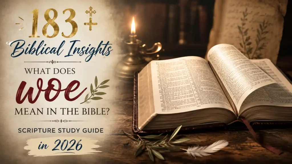 What Does Woe Mean In The Bible