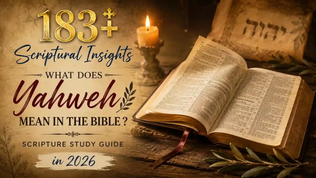 What Does Yahweh Mean In The Bible