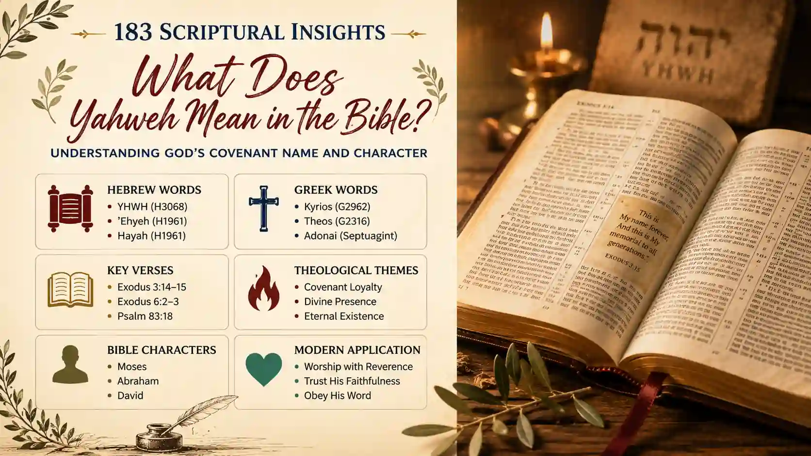 What Does Yahweh Mean In The Bible What Does Yahweh Mean In The Bible