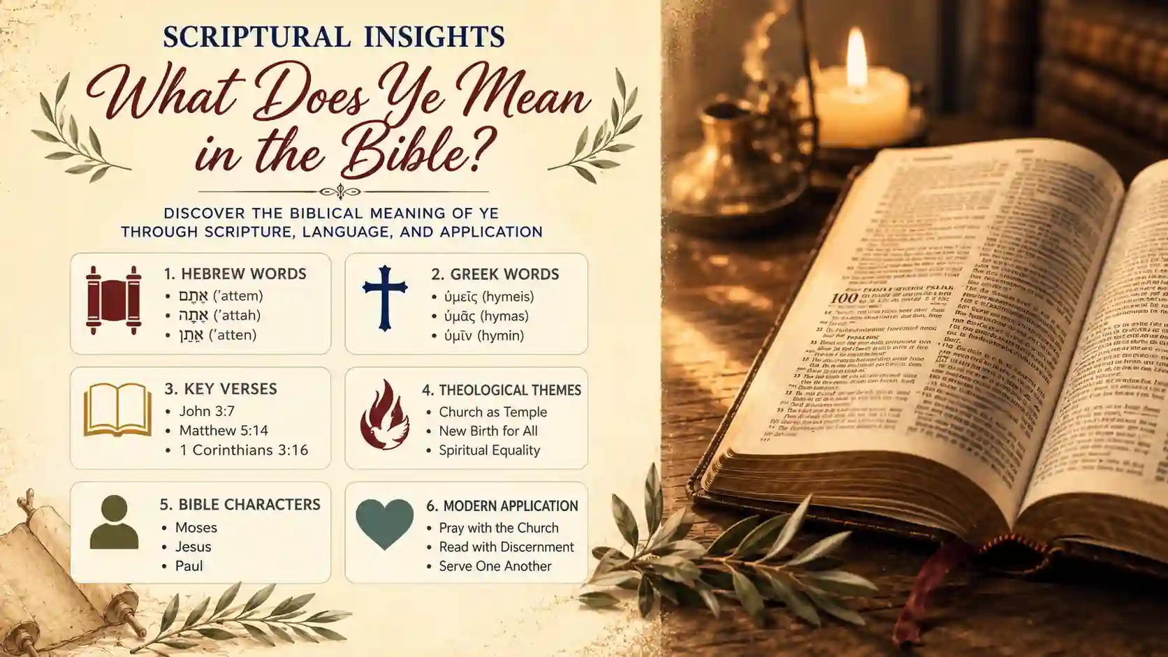 What Does Ye Mean In The Bible What Does Ye Mean In The Bible
