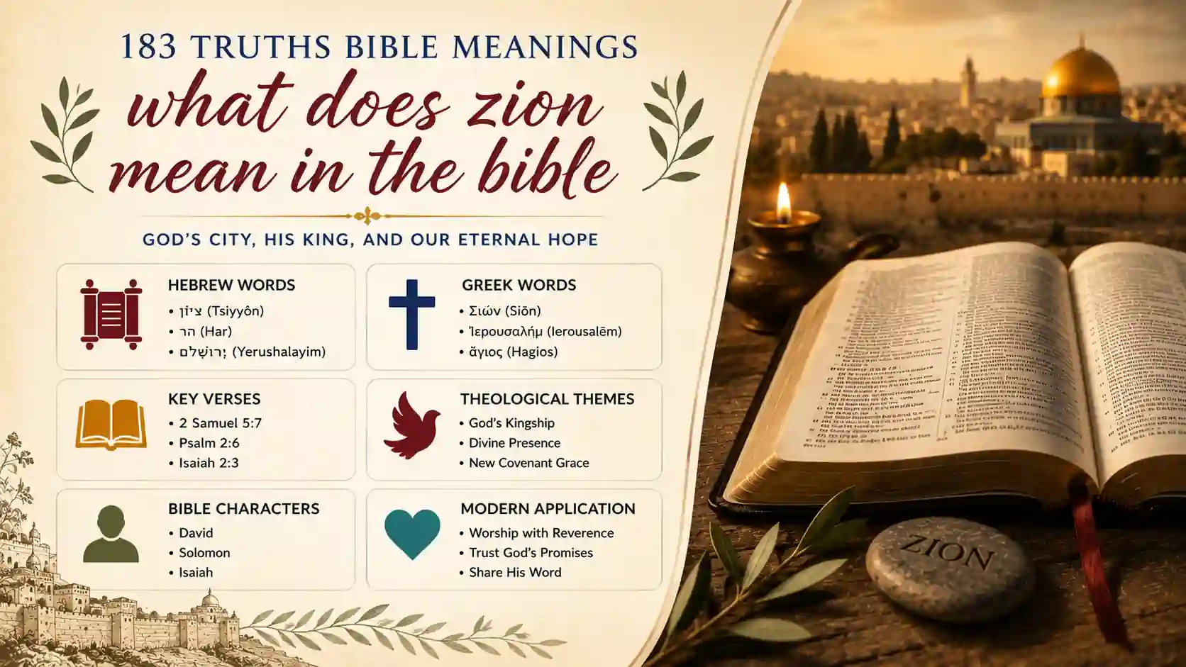 What Does Zion Mean In The Bible