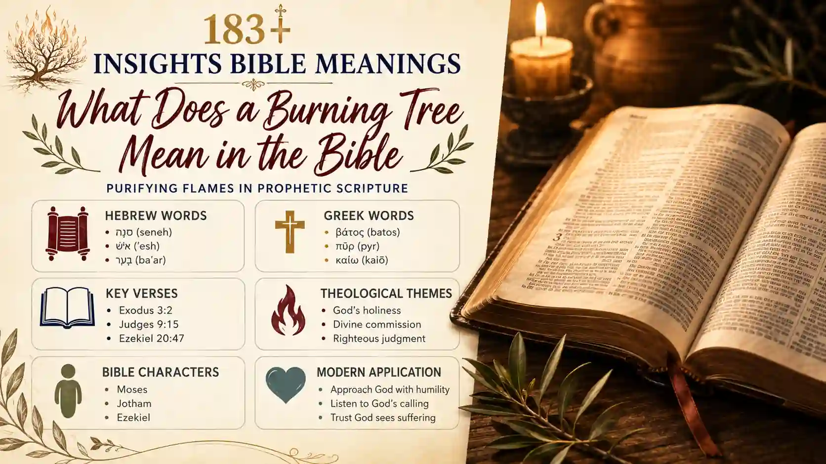 What Does A Burning Tree Mean In The Bible