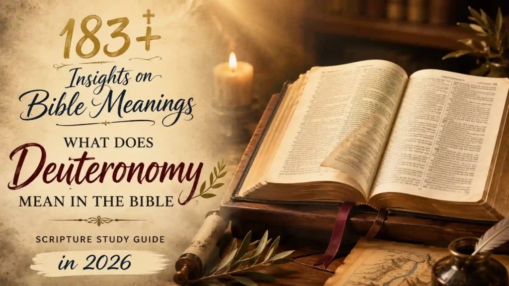 What Does Deuteronomy Mean In The Bible