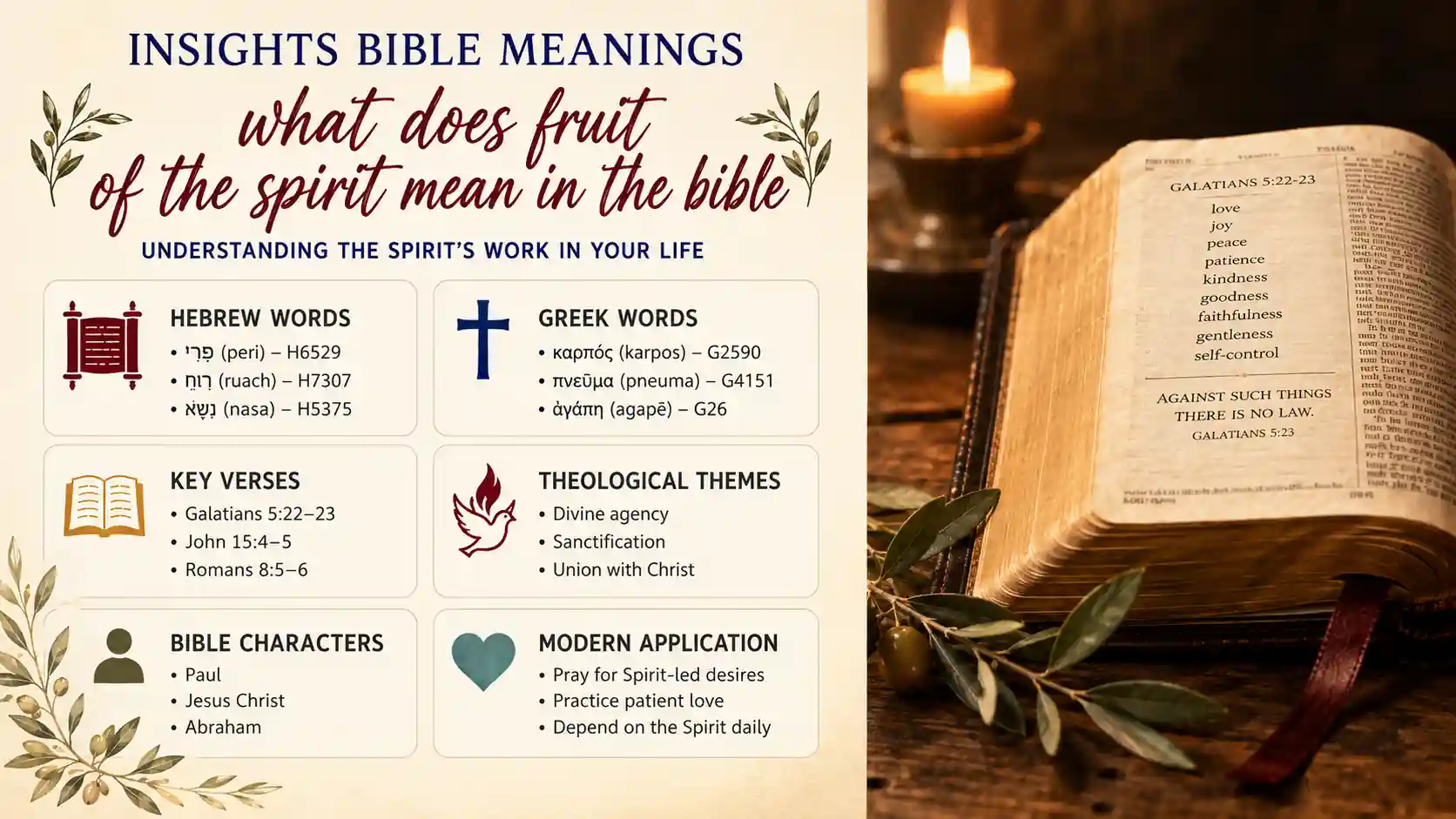 What Does Fruit Of The Spirit Mean In The Bible