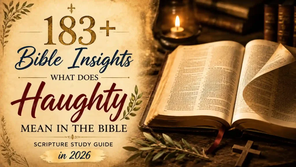 What Does Haughty Mean In The Bible