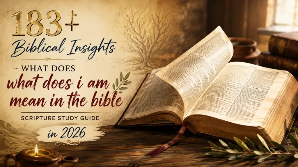 What Does I Am Mean In The Bible