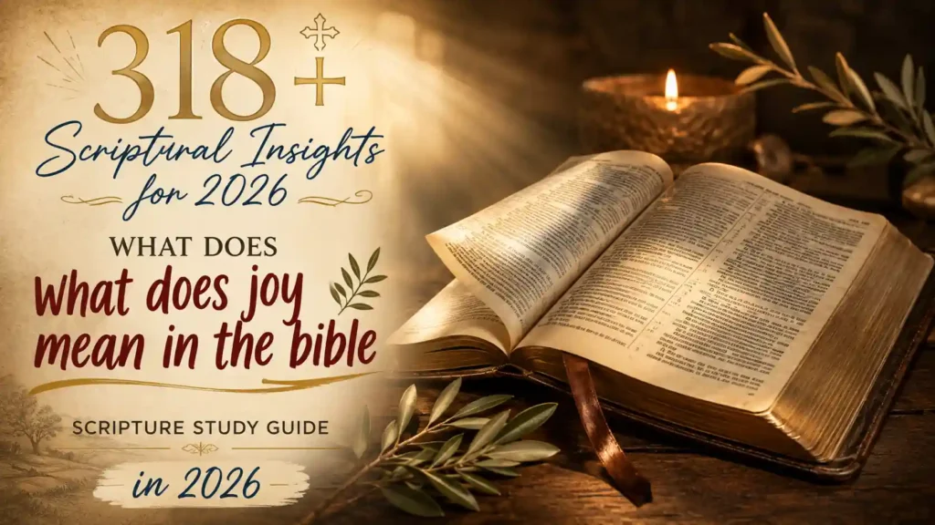 What Does Joy Mean In The Bible