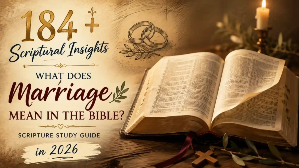 What Does Marriage Mean In The Bible