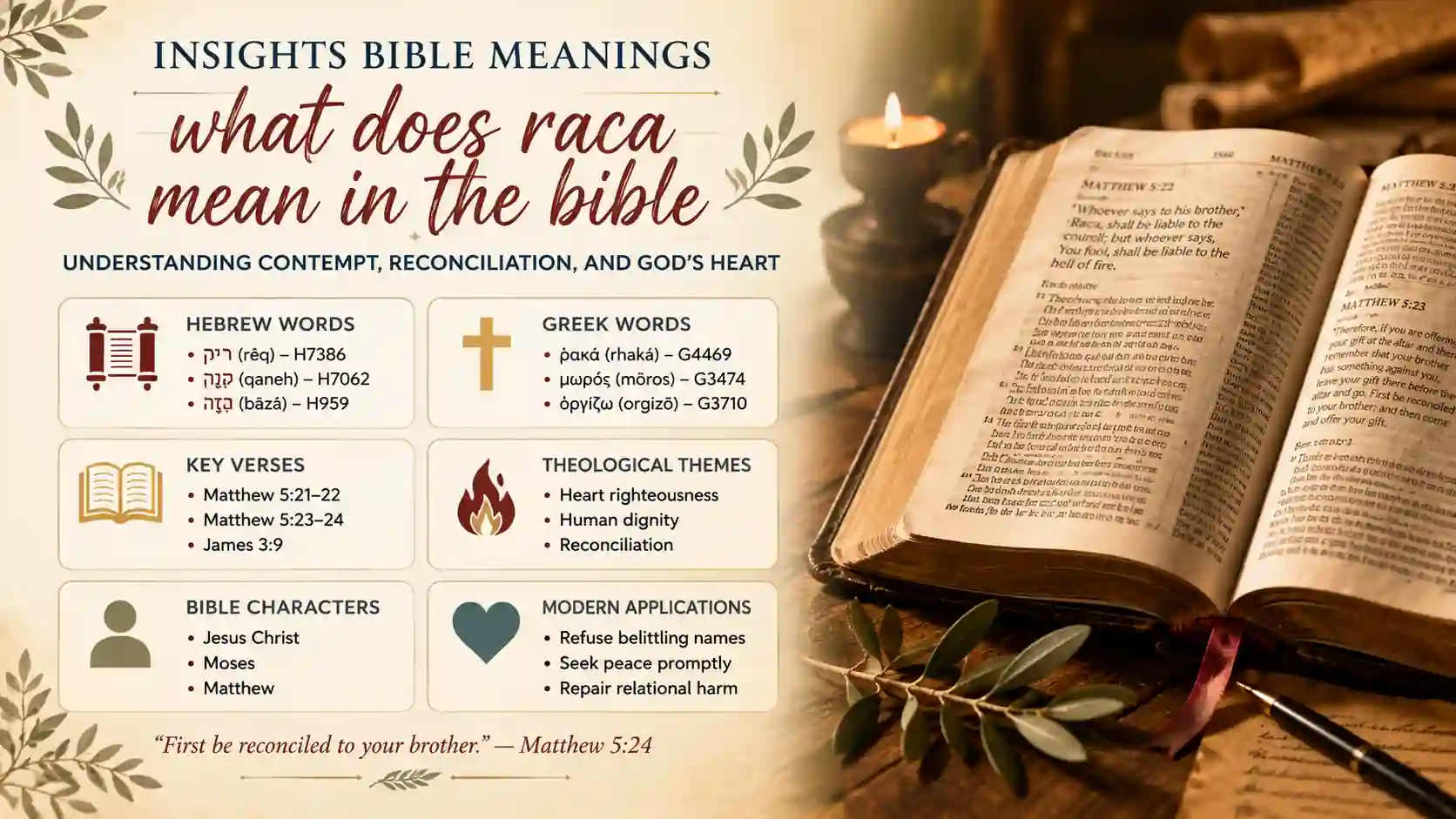 What Does Raca Mean In The Bible