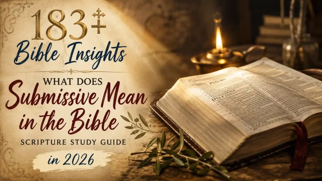 What Does Submissive Mean In The Bible