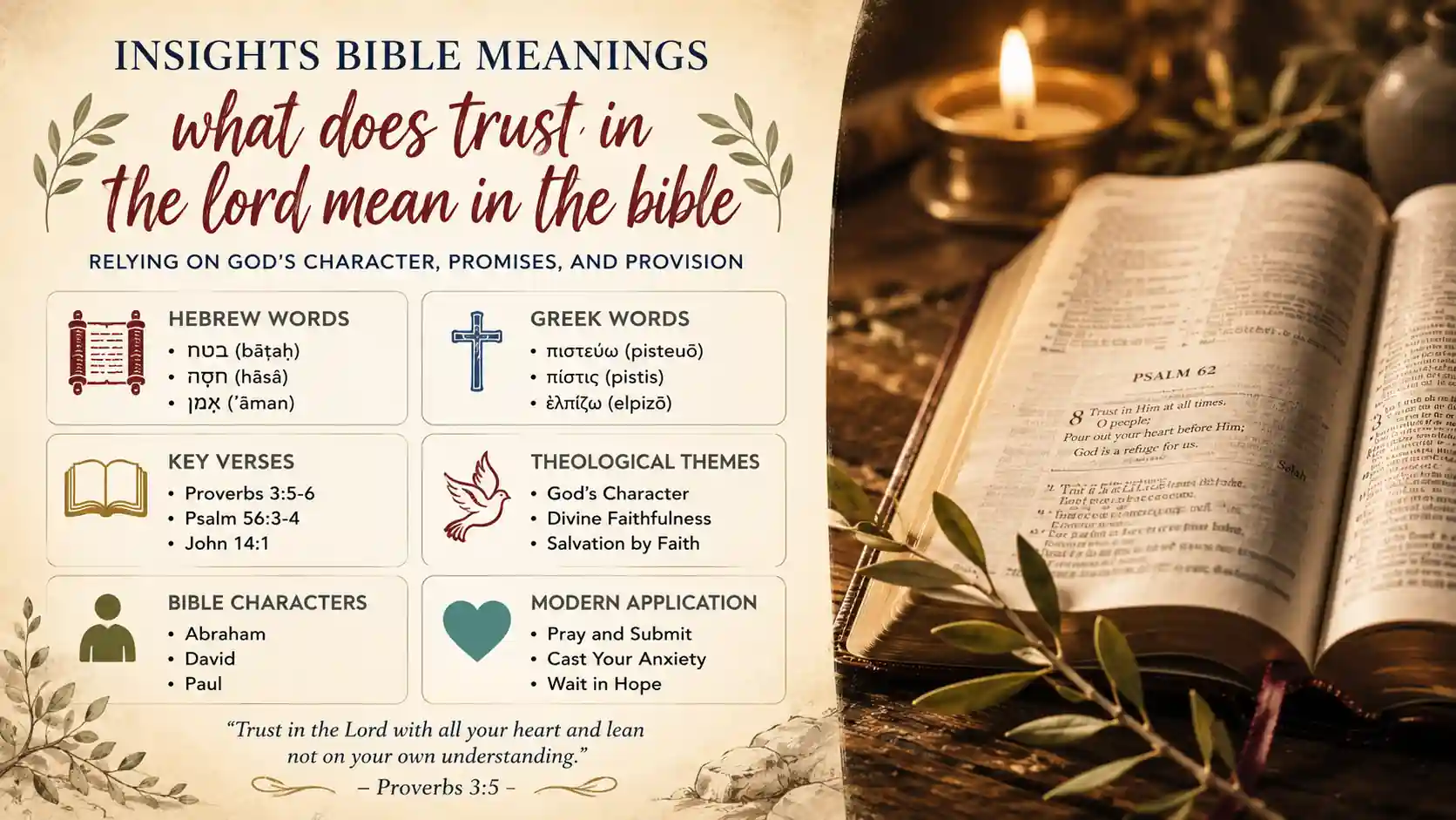 What Does Trust In The Lord Mean In The Bible