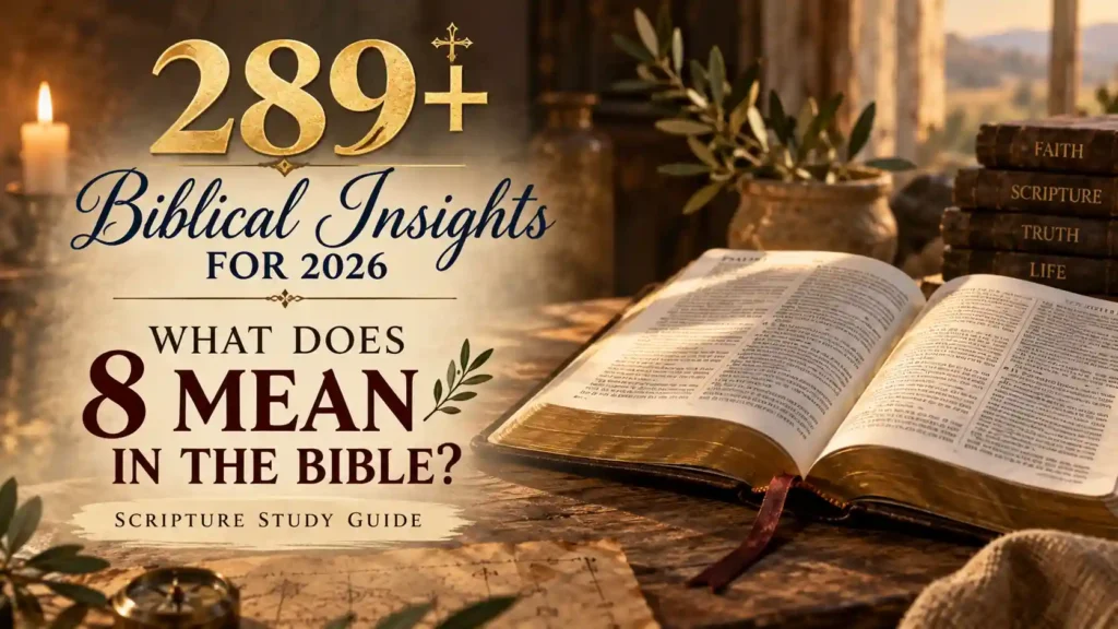 What Does 8 Mean In The Bible