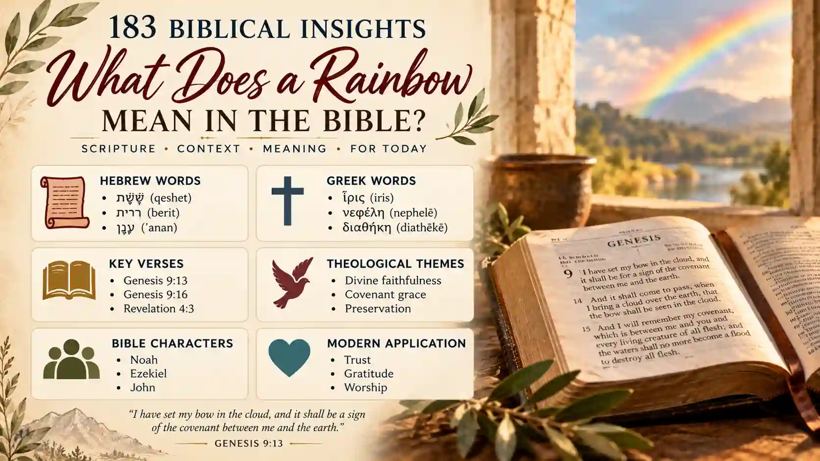 What Does A Rainbow Mean In The Bible What Does A Rainbow Mean In The Bible