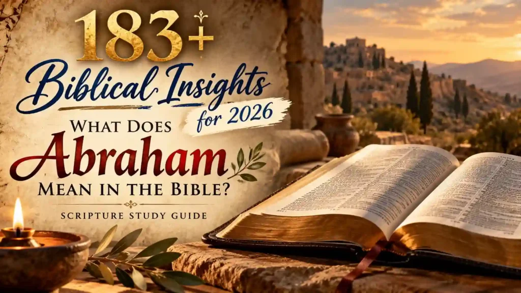 What Does Abraham Mean In The Bible