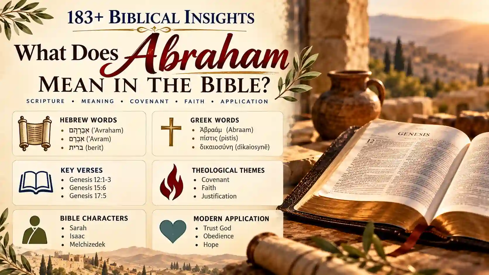 What Does Abraham Mean In The Bible What Does Abraham Mean In The Bible