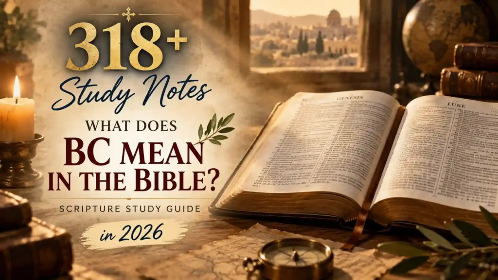 What Does Bc Mean In The Bible