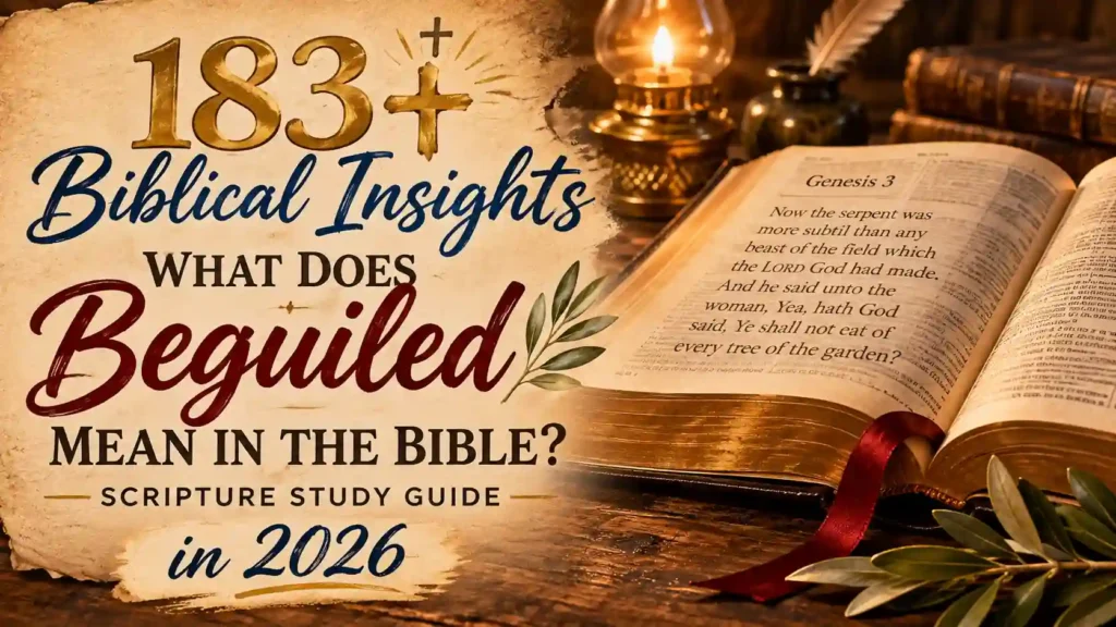What Does Beguiled Mean In The Bible