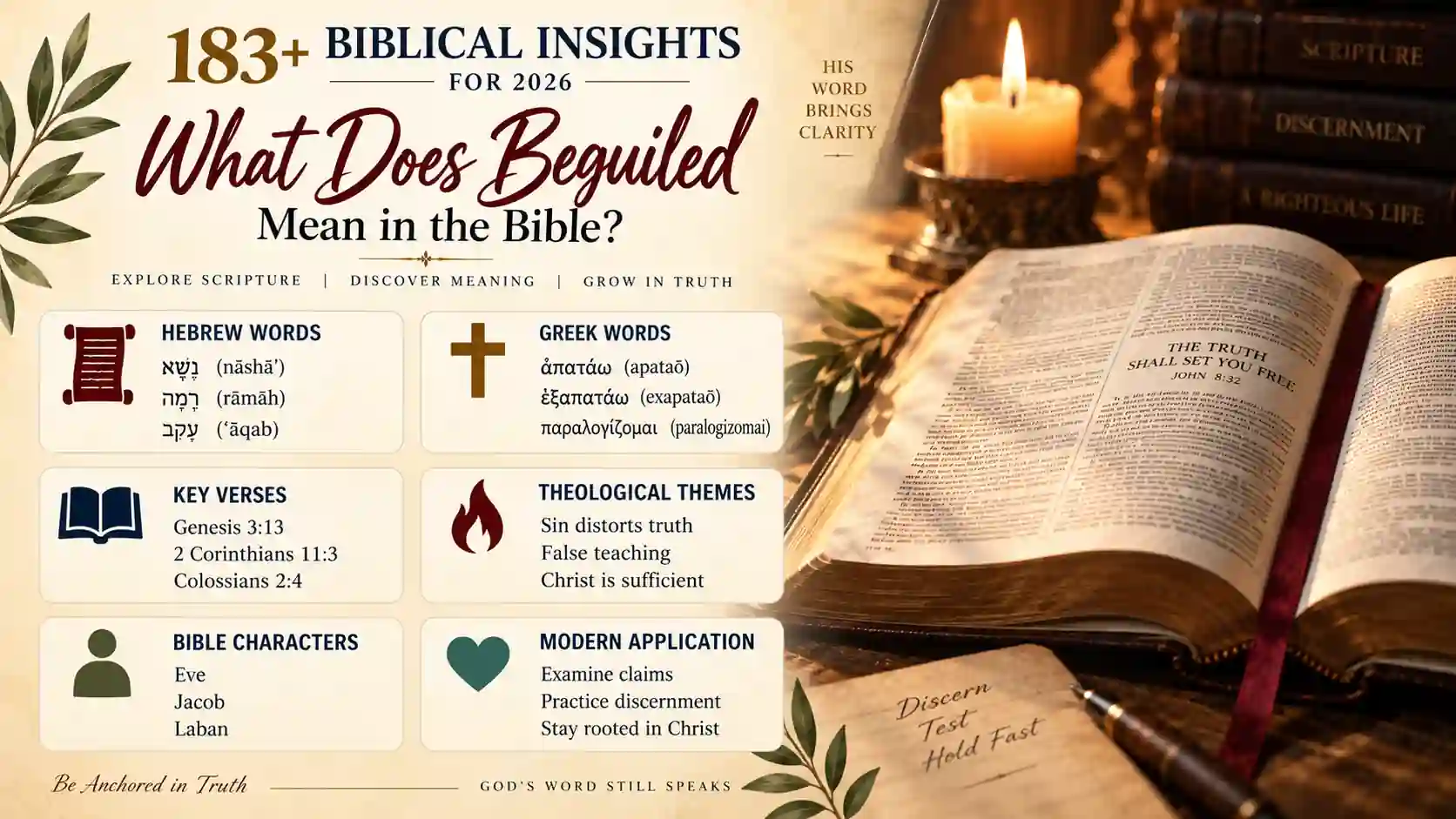 What Does Beguiled Mean In The Bible What Does Beguiled Mean In The Bible