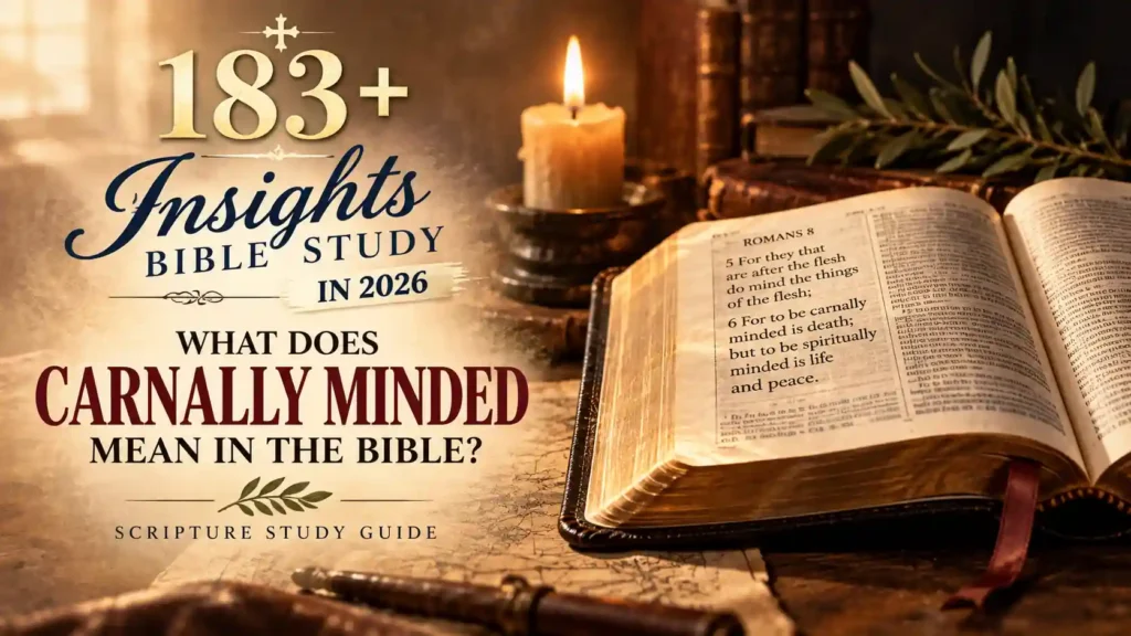 What Does Carnally Minded Mean In The Bible