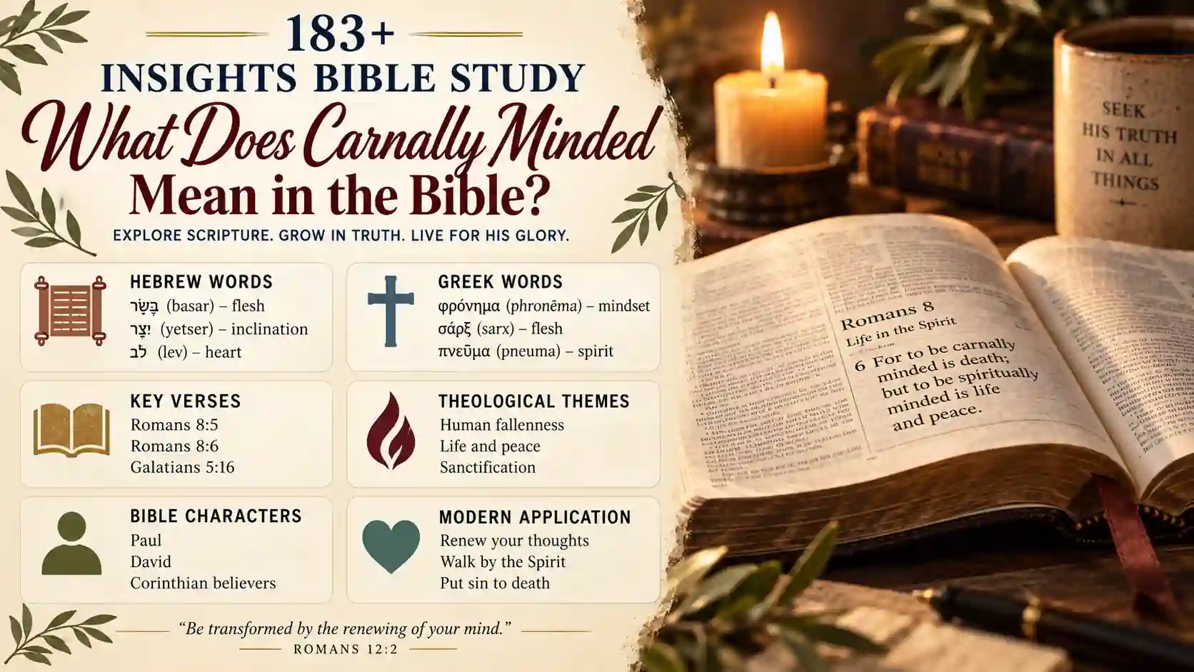 What Does Carnally Minded Mean In The Bible What Does Carnally Minded Mean In The Bible