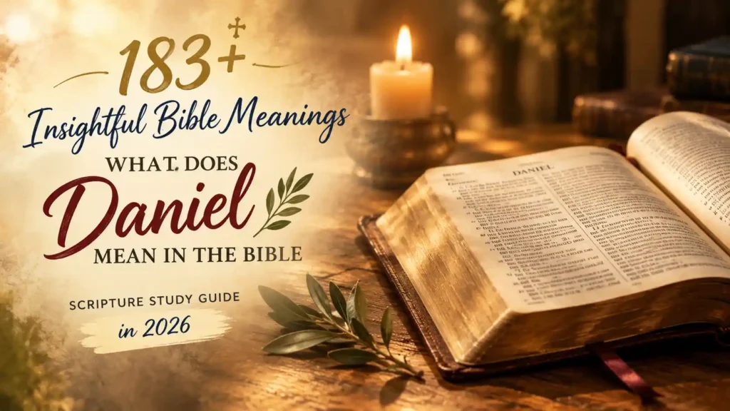 What Does Daniel Mean In The Bible