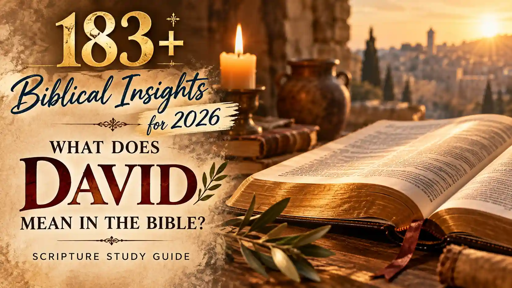 What Does David Mean In The Bible