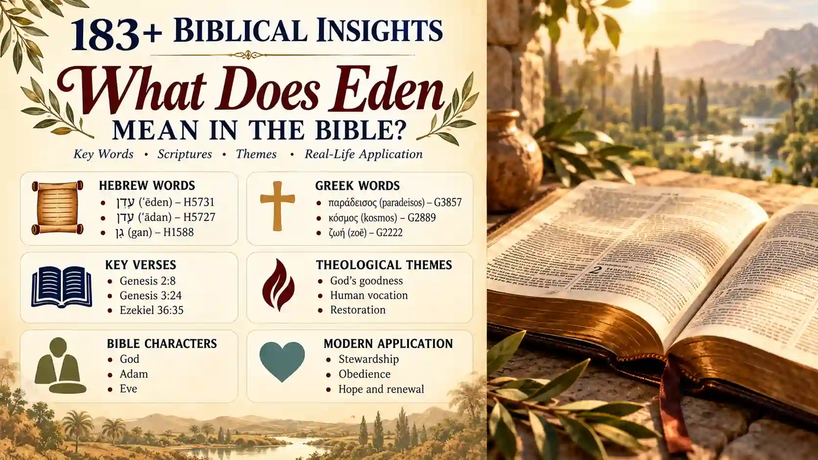 What Does Eden Mean In The Bible What Does Eden Mean In The Bible