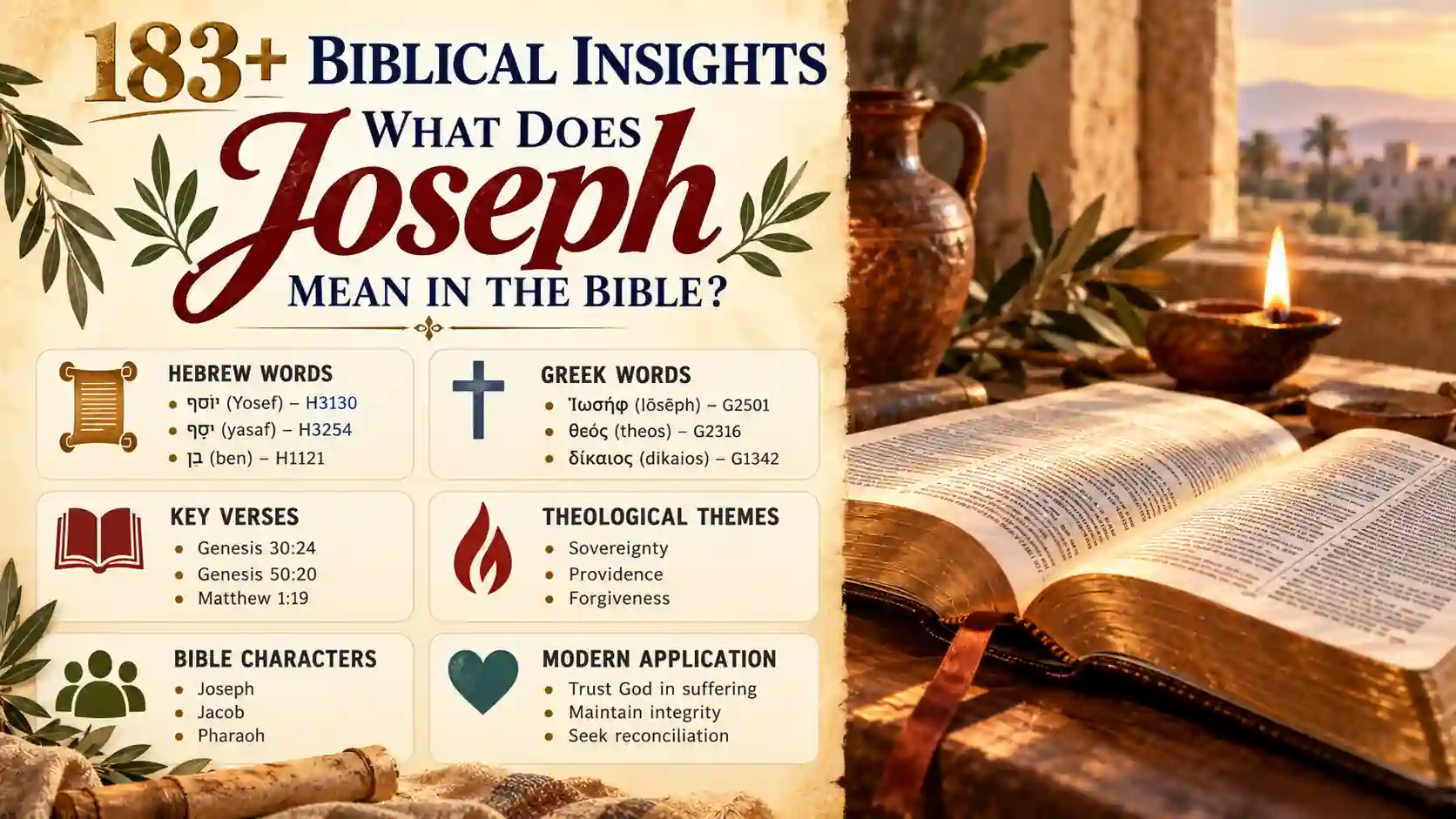 What Does Joseph Mean In The Bible What Does Joseph Mean In The Bible