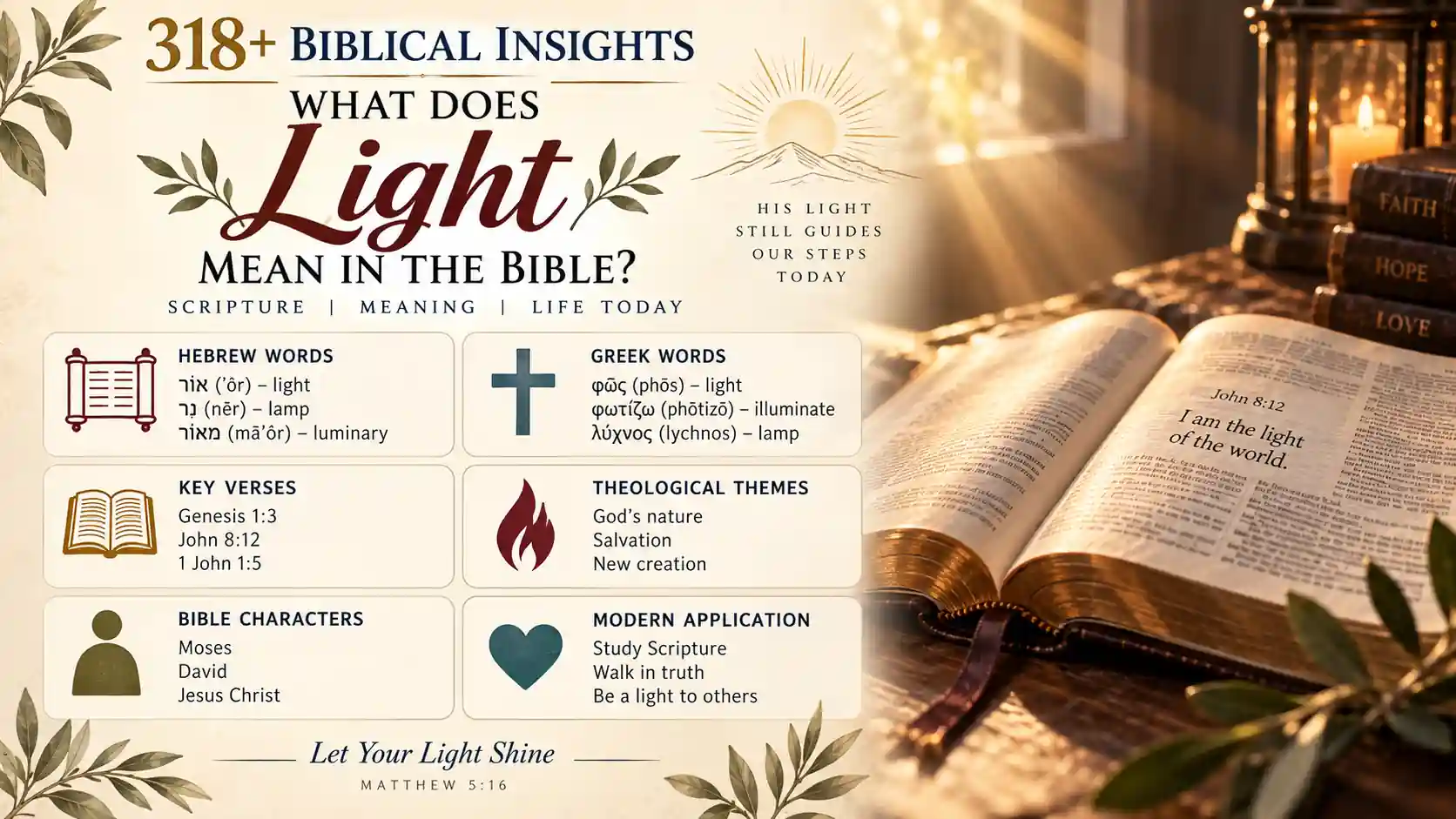 What Does Light Mean In The Bible