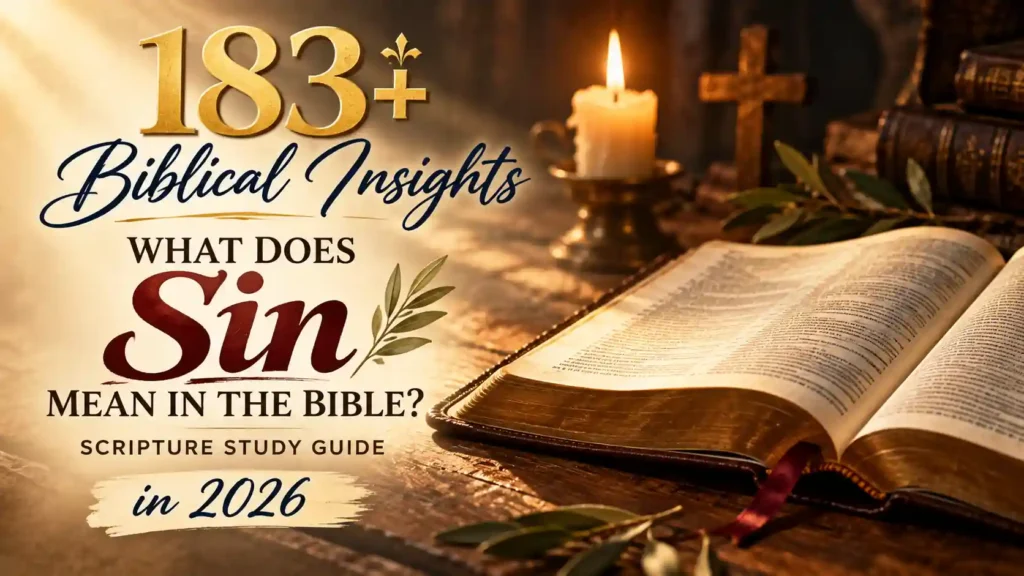 What Does Sin Mean In The Bible
