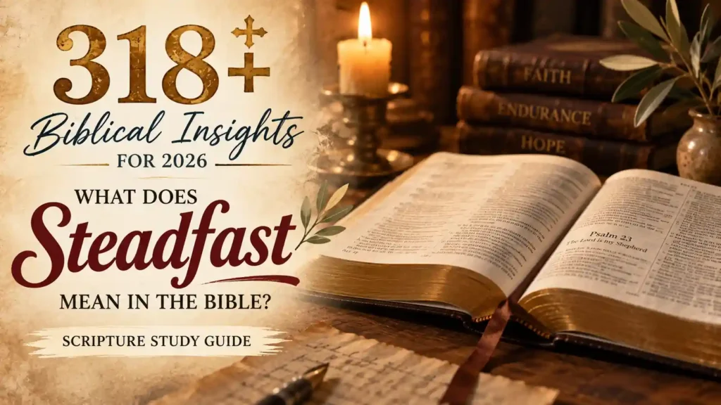 What Does Steadfast Mean In The Bible