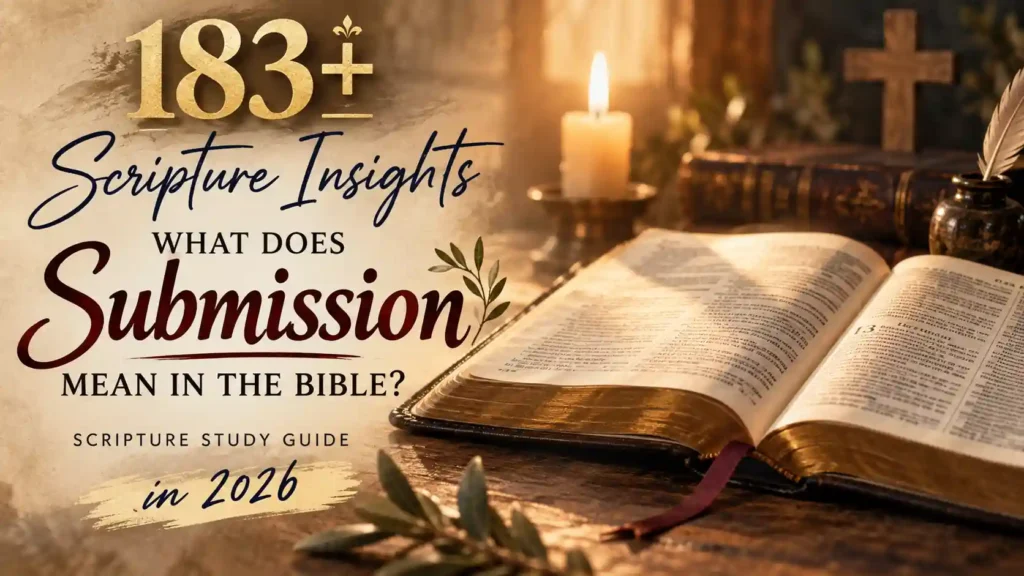 What Does Submission Mean In The Bible