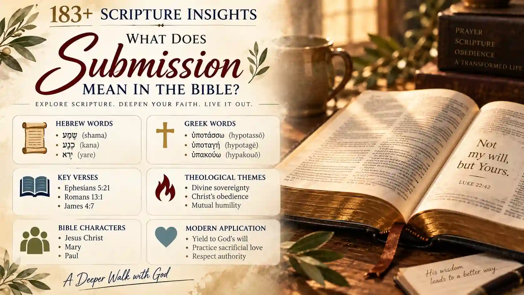 What Does Submission Mean In The Bible