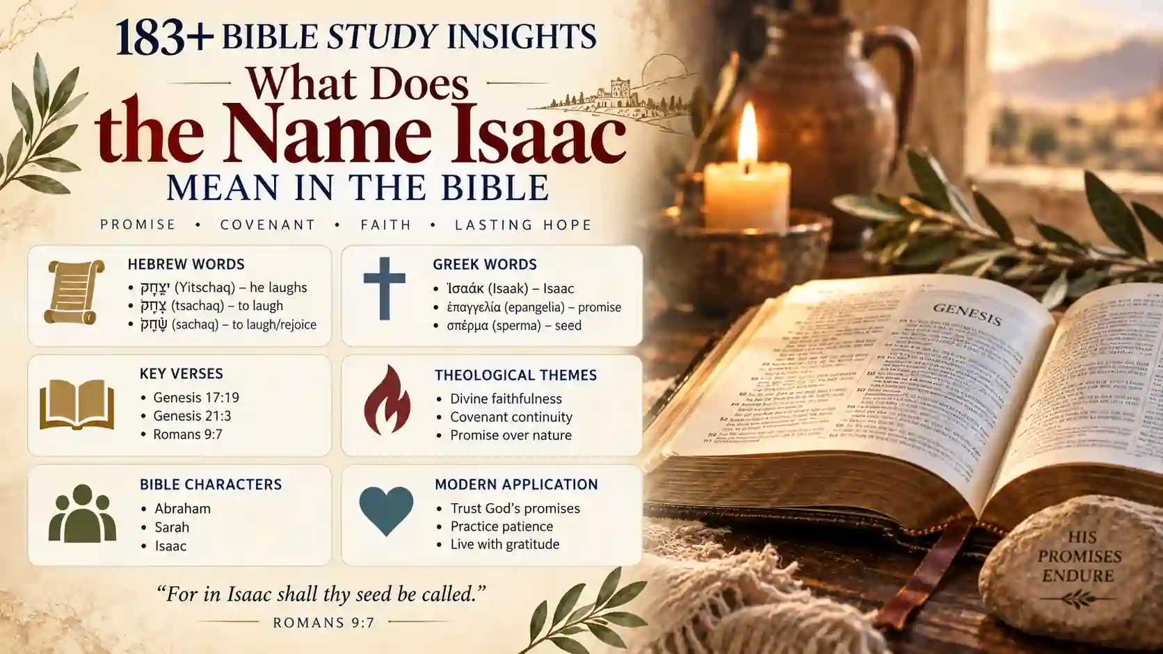 What Does The Name Isaac Mean In The Bible