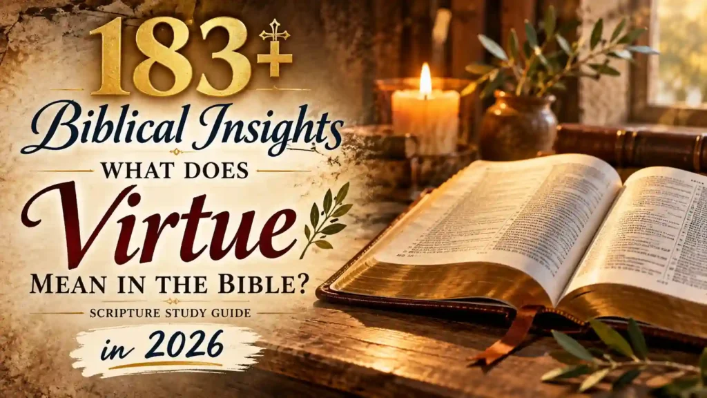 What Does Virtue Mean In The Bible