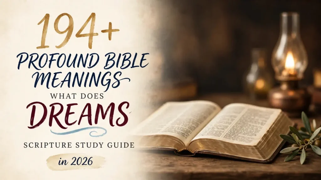 What Do Dreams Mean In The Bible